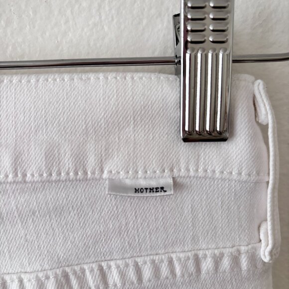 MOTHER The Ponyboy Frayed Cuffed Straight Leg Jeans in Stayin' Alive - Picture 8 of 10